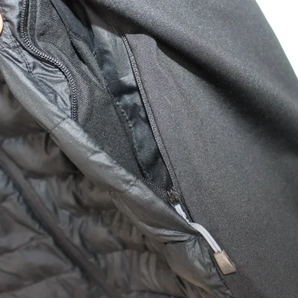 NIKE GOLF AEROLOFT Black Puffer Jacket Coat Woman Size XL Full Zipper Front L/S - Picture 5 of 14